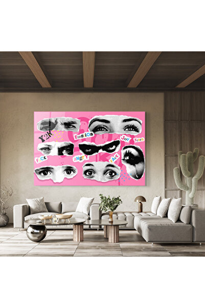 Arthub Glass Painting, Bedroom and Living Room, Collages, Eye Type