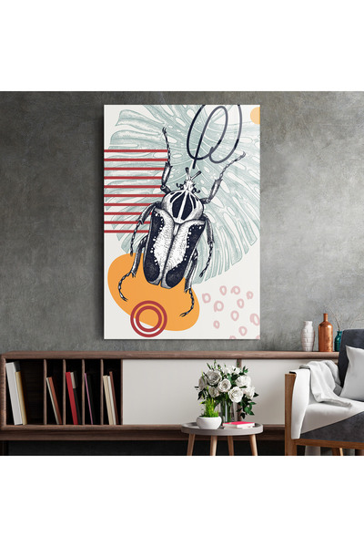 Arthub Glass Painting, Bedroom and Living Room, Collages, Insects Art Collage