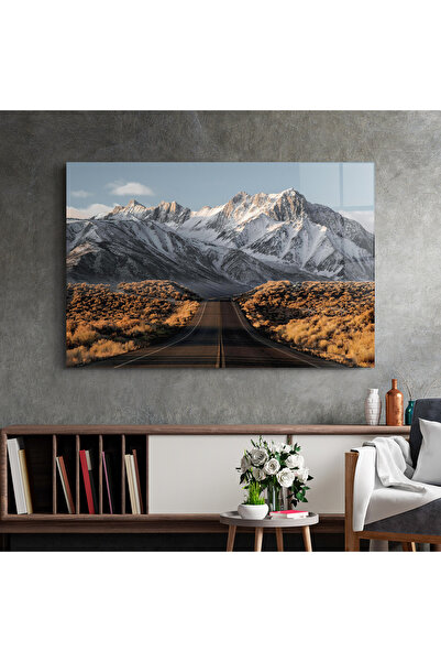 Arthub Glass Painting, Bedroom and Living Room, Autumn, Autumn Mountain View