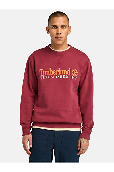 Timberland Established 1973 Embroidery Logo Brush B Men's Sweatshirt