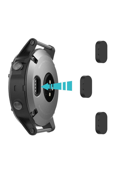 Garmin CaseOnn Forerunner 965 Toz - Kir ve Su Sıçramasına Karşı Koruyucu Tıpa 3 Adet