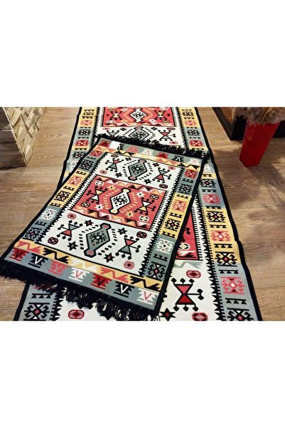 OEM 1+1 Woven double-sided rugs, size 60x90cm+80x200cm H&H104s