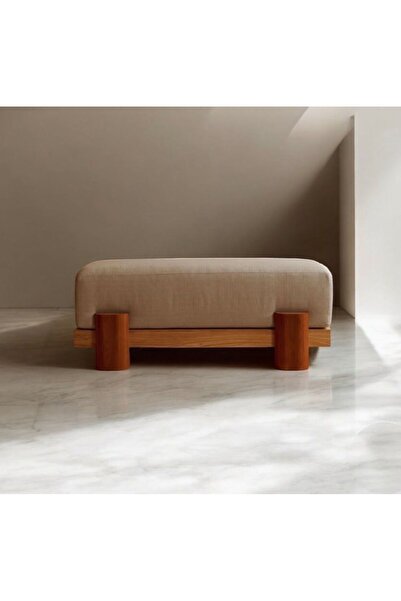 larissa design ahşap puf ben