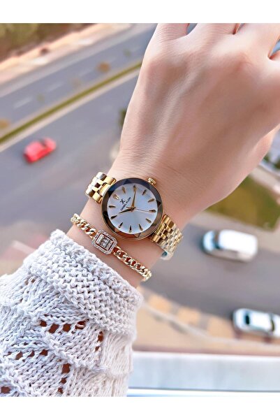 Daniel Klein Steel Strap 2 Years Warranty 3 Atm Water Resistant Women Wristwatch+Bracelet Bd.10105.2