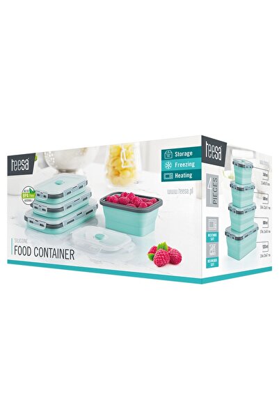 Teesa Set of 4 Reusable Silicone Casseroles