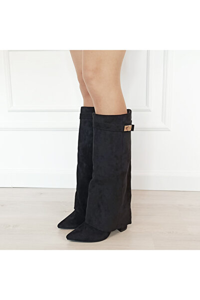 SOFILINE Ghete negre elegante cu toc confortabil 9501A 113