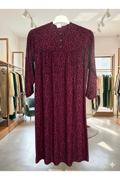 fariza tekstil Kız çocuk robalı viskon elbise