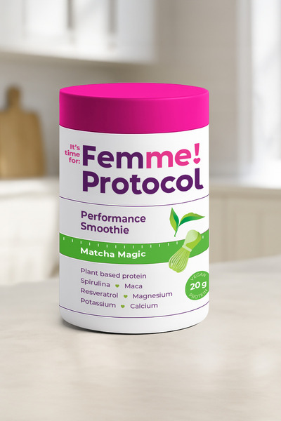 Femme Protocol Matcha Magic Vegan Protein Tozu