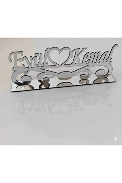 Tasarım Söz Nişan Hediyelik isimlik Gümüş