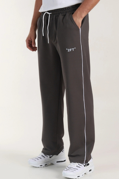 EXSPORT Compact Plus Size Sweatpants with Piped Adjustable Legs