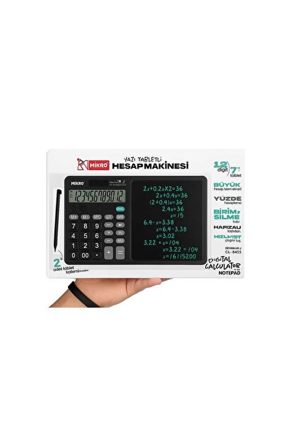 Mikro Hesap makinesi ve tahta