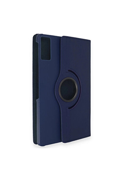 eco port حافظة لينوفو تاب M8 360 حافظة جلدية للتابلت - أزرق داكن