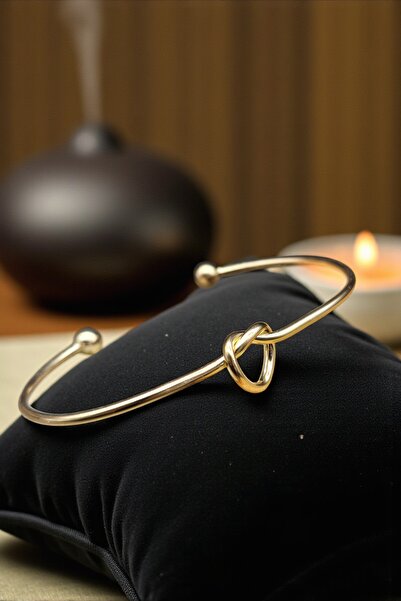 NBS Beautiful Naturel Stones Knotted Adjustable Bracelet Gold Color Very Good...