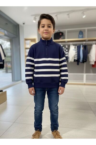 DEMOİSELLE Hanorac cu fermoar semi-fermoar pentru copii tricou