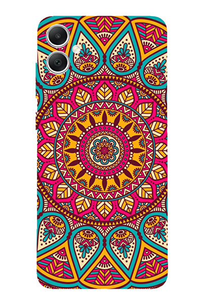 TechTree حافظة سيليكون متوافقة مع هاتف سامسونج جالاكسي A05 ماندالا مطبوع