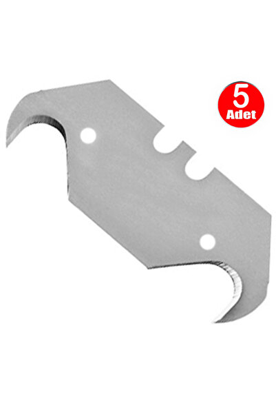 ALETÇANTAM Kancalı Çengelli Maket Bıçağı Ucu Yedek Bıçak Ağız Uç 5'Li Paket