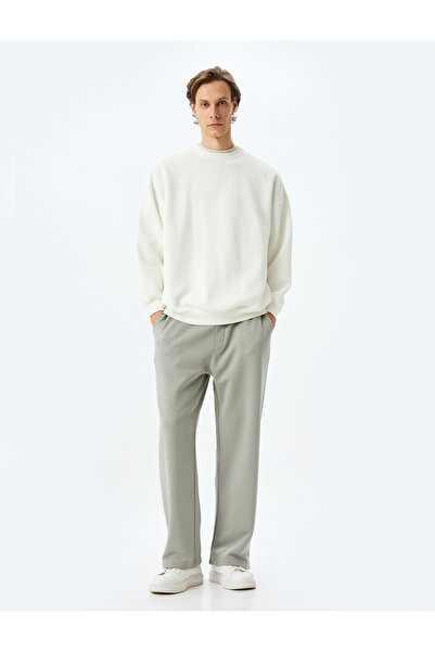 Koton Winter Sweatpants with Pocket Detail Fleece-Lined