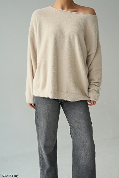 ossons Boat Neck Knitwear Mercerized Sweater