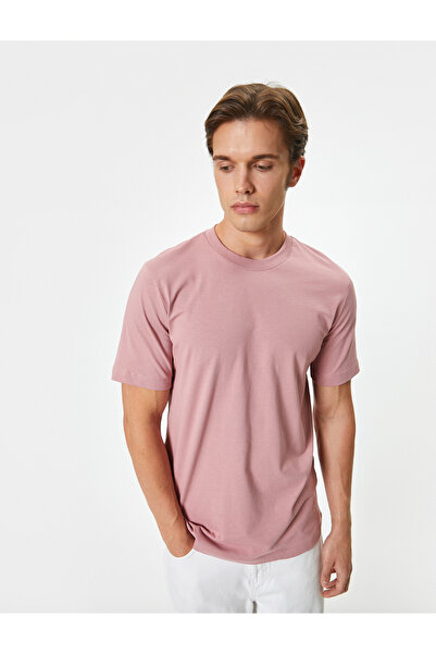 Koton Basic T-Shirt Crew Neck Short Sleeve Cotton