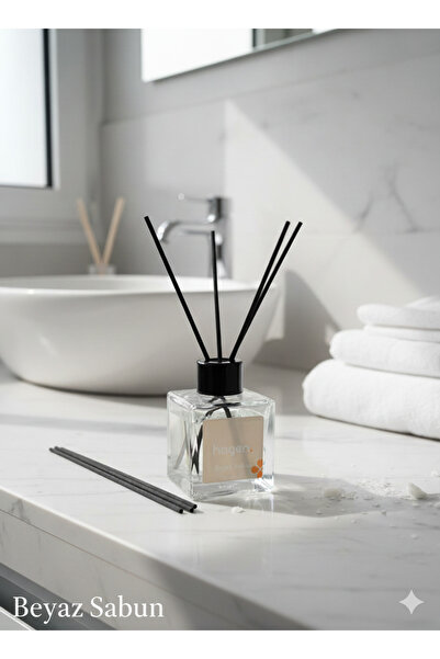 Hagen Beyaz Sabun Kokusu Çubuklu Oda Kokusu 100ml Koku Dolap Kokusu Oda Parfümü Kokusu White Soap