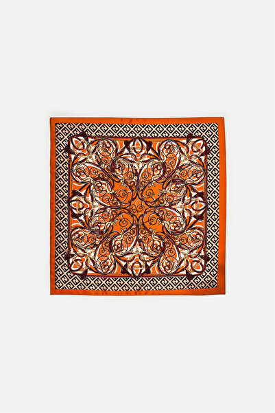 AKSWSUAR Desenli Fular 70Ã—70 cm