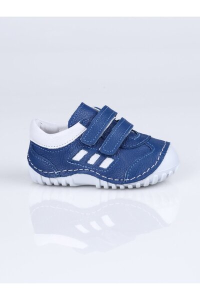 teo-kids T.Ad Genuine Leather First Step Sneakers-De님-White - 21
