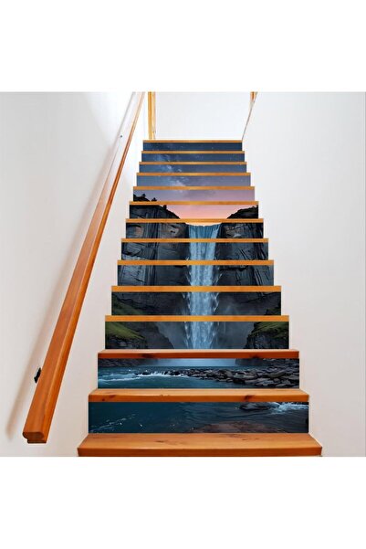 OEM Autocolant decorativ pentru scări interioare, autoadeziv, 200 x 124 cm