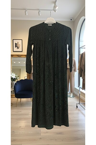 fariza tekstil Κοριτσίστικο φόρεμα από βισκόζη με ρόμπα