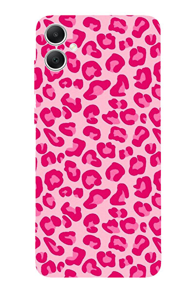 TechTree حافظة سيليكون مطبوع متوافقة مع هاتف سامسونج جالاكسي A05 بتصميم الفهد...