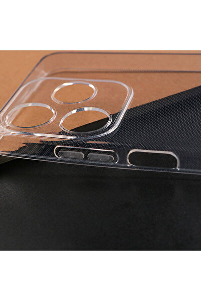 zore Tecno Spark 10 4g Case Senk Super Silicone Cover - Colorless