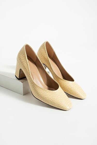 tivana Women's Daily Heeled Shoes Feza - Beige
