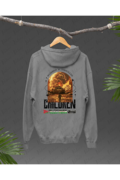 Nulivez Palestine Design Back Printed, High Quality Unisex Oversize Hoodie