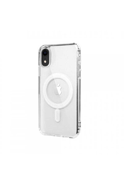 zore iPhone Xr 6.1 Case Senk Tacsafe Wireless Cover - Colorless