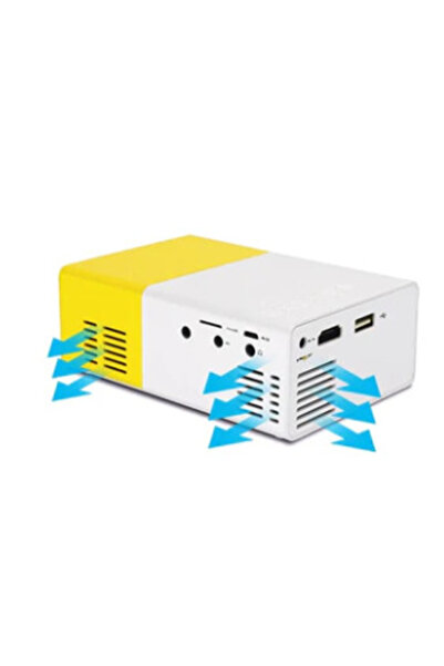 BASE YG300 Mini Portable LED Video Projector 400/600 LM 1080P Full Hd