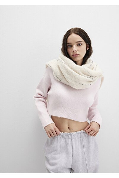 Mavi Festival bloom short sweater with bicycle collar