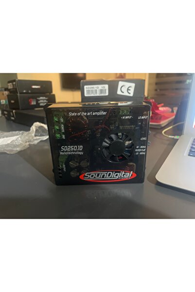 Soundigital Deniz Sound Garage Mono Amfi SD250.1D 1X250 Rms Subwoofer Amfisi Mini Amfi