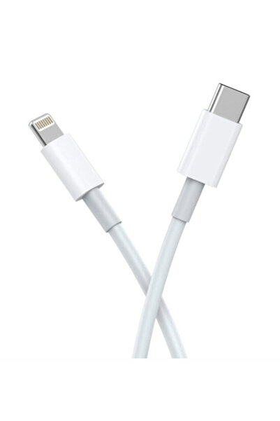 PRİZE Cablu de date/incarcare USB Type C to Lightning lungime 2 metri ALB