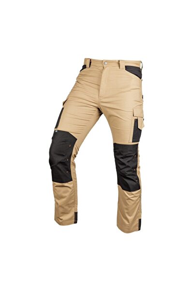 NEO Work trousers, polyester & cotton, knee reinforcements, Mix&Match model, beige, size M/50,
