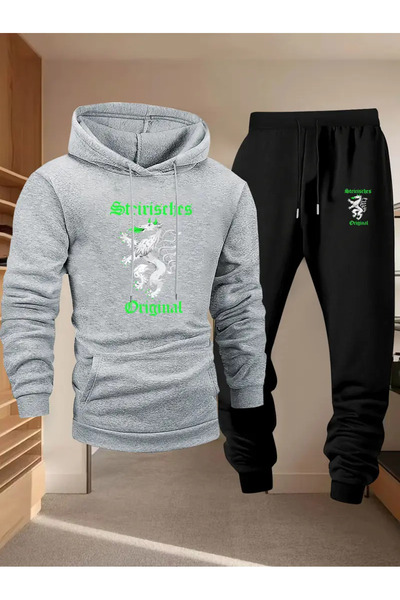 Soothing Space Unisex Oversized Steirisches Original Hoodie & Jogger Tracksuit Set