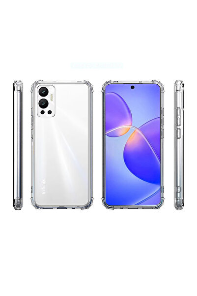 zore Infinix Hot 12 Case Senk 2mm Anti Shock Silicone - Colorless