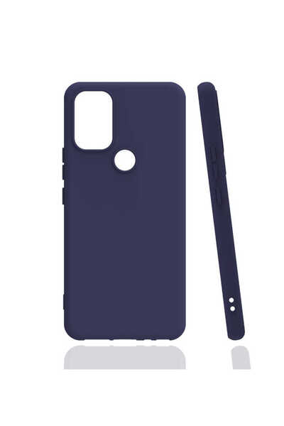 zore General Mobile 21 Pro Case Senk Bias Tape Silicone - Navy Blue