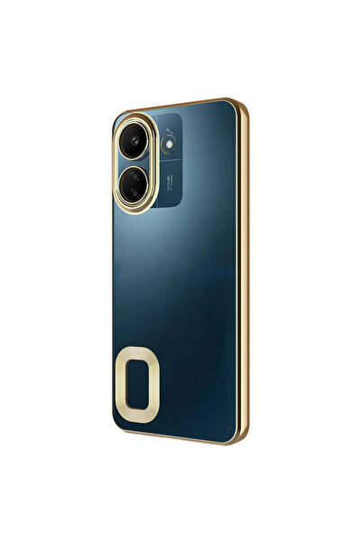 zore Poco C65 Case Camera Protected Logo Showing Senk Omega Cover-Lilac