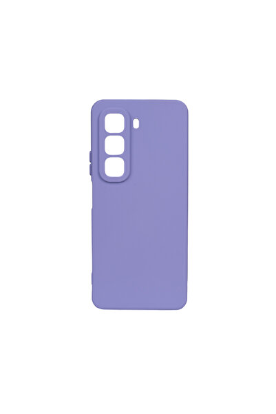 zore Infinix Hot 50 5g Case Senk Bias Tape Silicone - Lilac