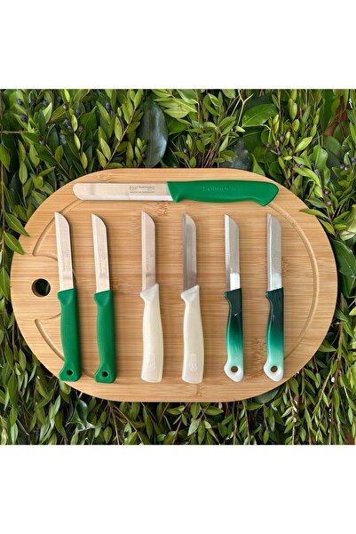 Solingen PRO Tanışma Bıçak Seti 7 Parça (YEŞİL)
