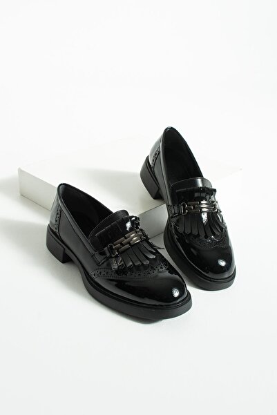 tivana Women's Tasseled Casual Loafer Corvia - Black