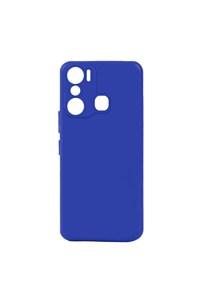 zore Infinix Hot 20I Case Senk Bias-Cut Silicone - Blue