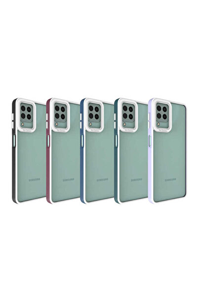 zore Galaxy M32 Case Senk Mima Cover - Plum