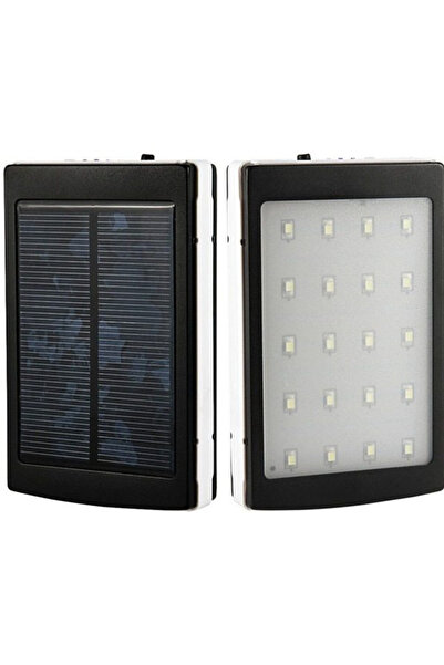 XL Solar-powered external battery and 20 LED flashlight
