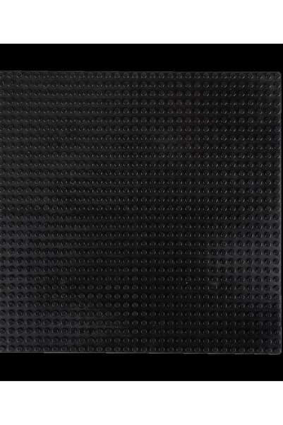 PlayZen Classic Black Floor Plate – 25×25 cm Hard Base |   Building Block Platform Compatible with Lego