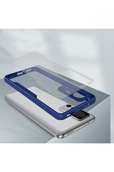zore Mi 12t Pro Case Senk Parfe Cover - Navy Blue